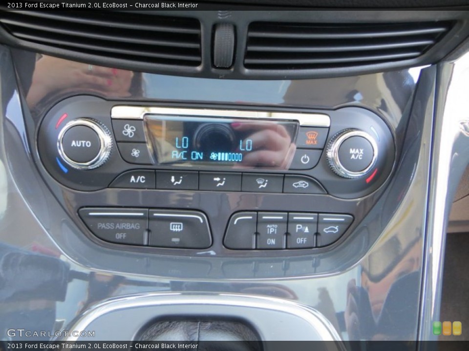 Charcoal Black Interior Controls for the 2013 Ford Escape Titanium 2.0L EcoBoost #79806579
