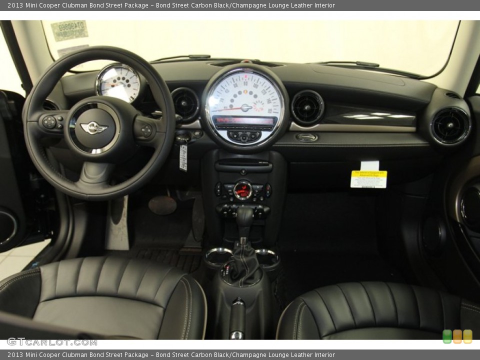 Bond Street Carbon Black/Champagne Lounge Leather Interior Dashboard for the 2013 Mini Cooper Clubman Bond Street Package #79806853