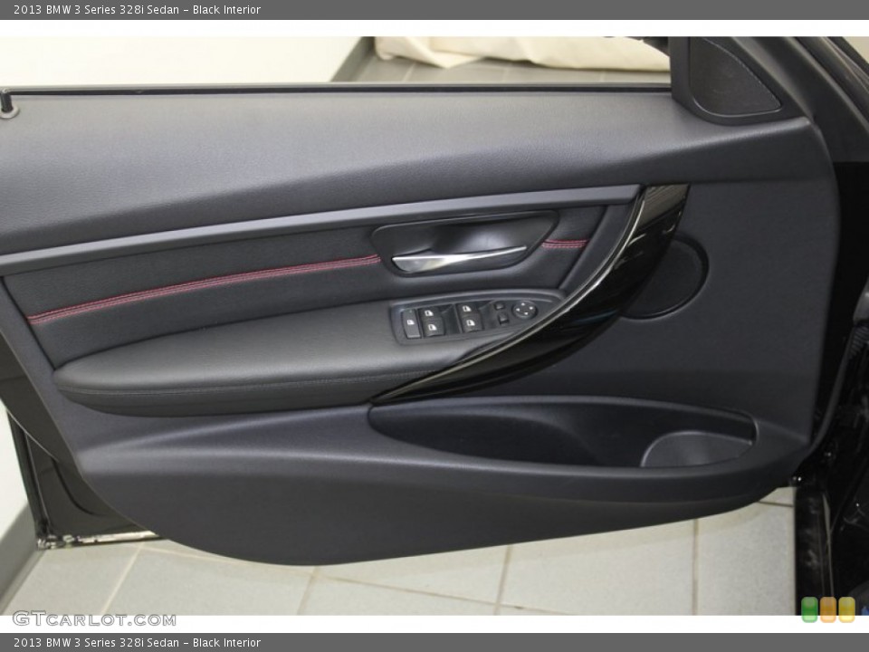 Black Interior Door Panel for the 2013 BMW 3 Series 328i Sedan #79807395