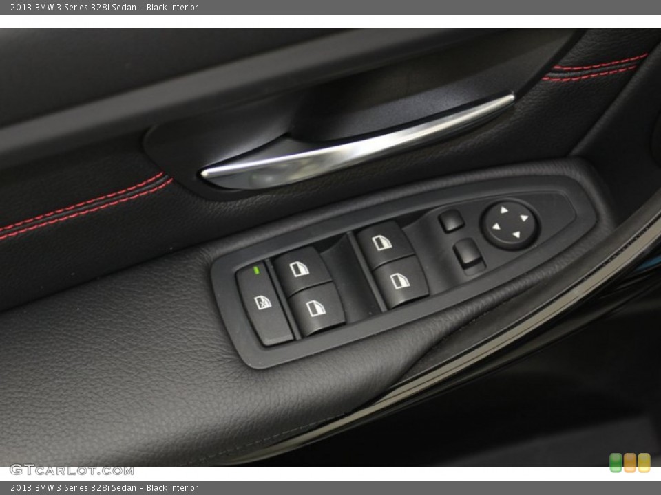 Black Interior Controls for the 2013 BMW 3 Series 328i Sedan #79807402