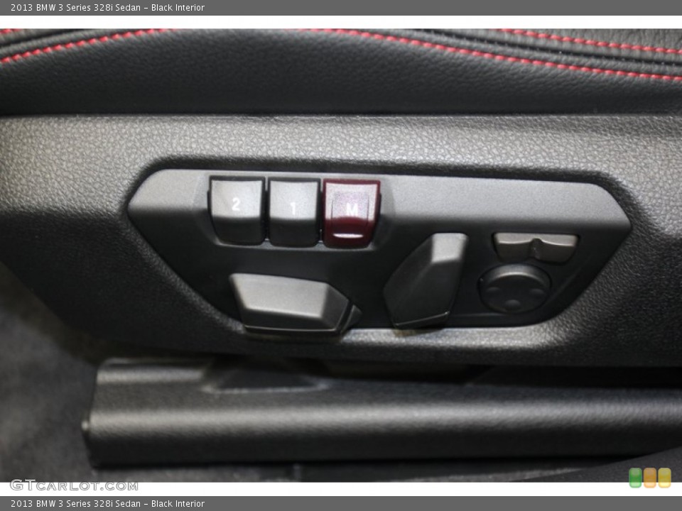 Black Interior Controls for the 2013 BMW 3 Series 328i Sedan #79807411