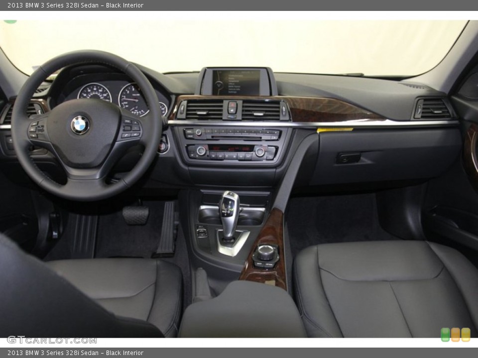 Black Interior Dashboard for the 2013 BMW 3 Series 328i Sedan #79807599
