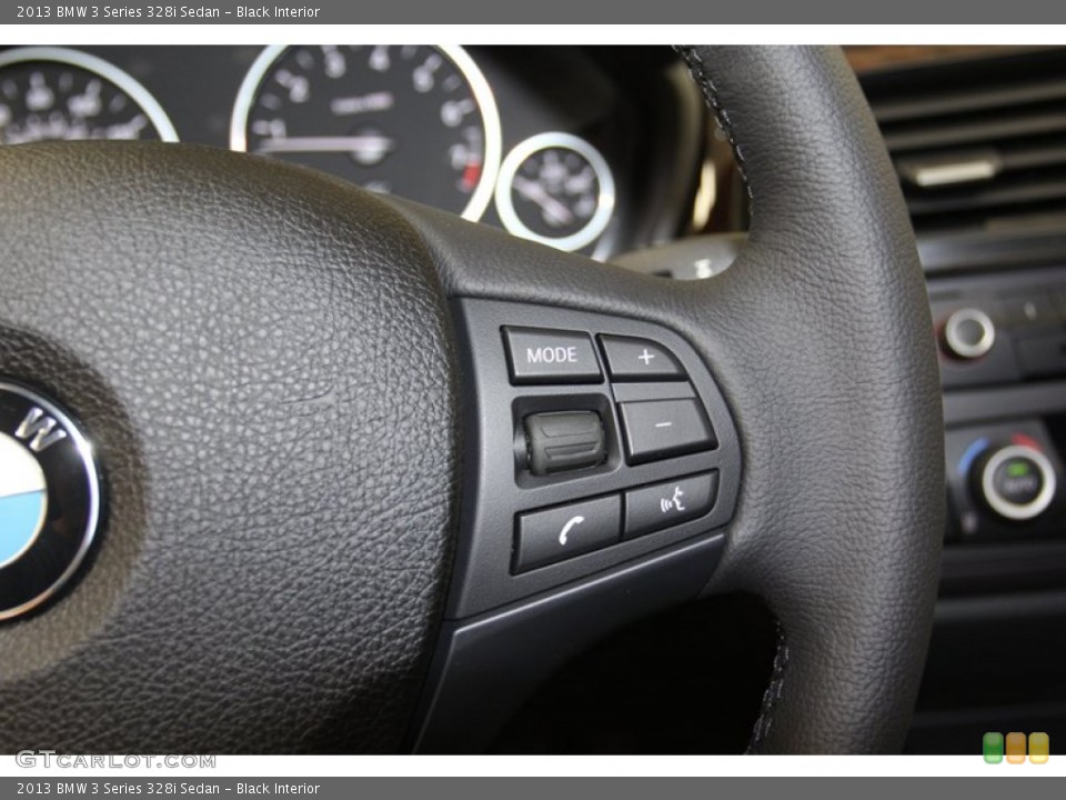 Black Interior Controls for the 2013 BMW 3 Series 328i Sedan #79807744
