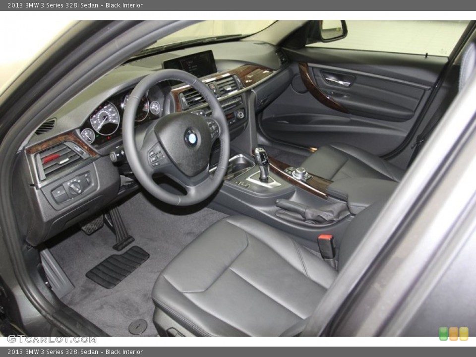 Black Interior Prime Interior for the 2013 BMW 3 Series 328i Sedan #79808776
