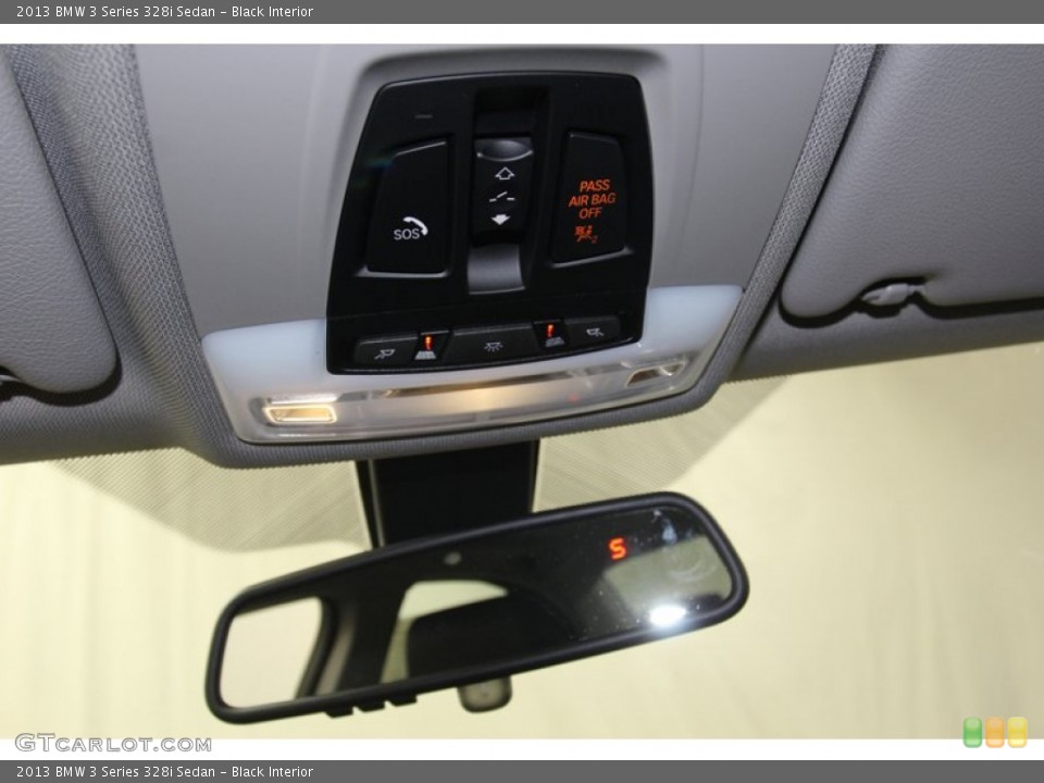 Black Interior Controls for the 2013 BMW 3 Series 328i Sedan #79808821