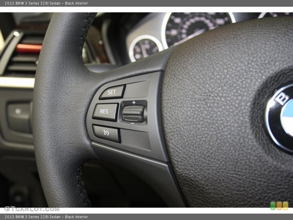 Black Interior Controls for the 2013 BMW 3 Series 328i Sedan #79808905
