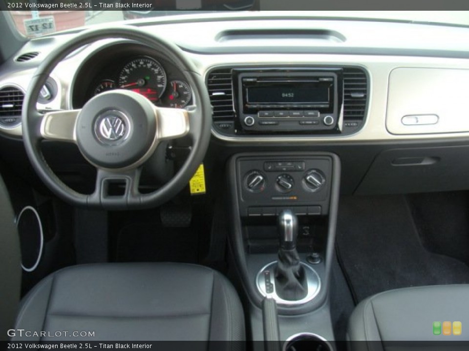 Titan Black Interior Dashboard for the 2012 Volkswagen Beetle 2.5L #79815169