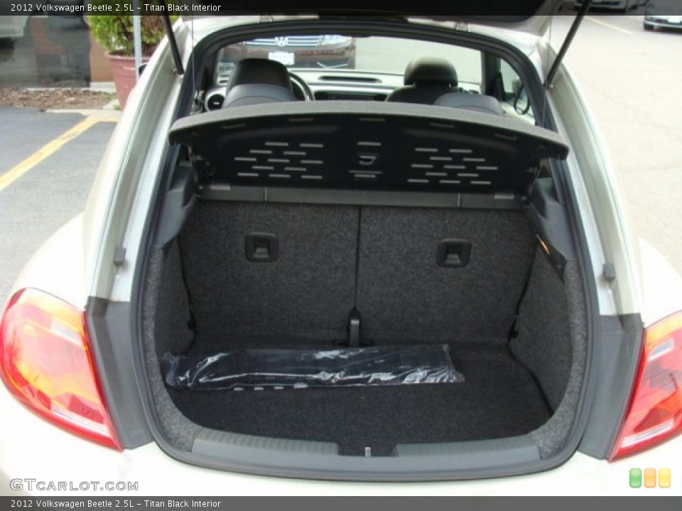 Titan Black Interior Trunk for the 2012 Volkswagen Beetle 2.5L #79815263