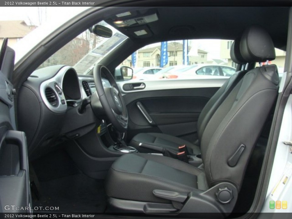 Titan Black Interior Front Seat for the 2012 Volkswagen Beetle 2.5L #79815412