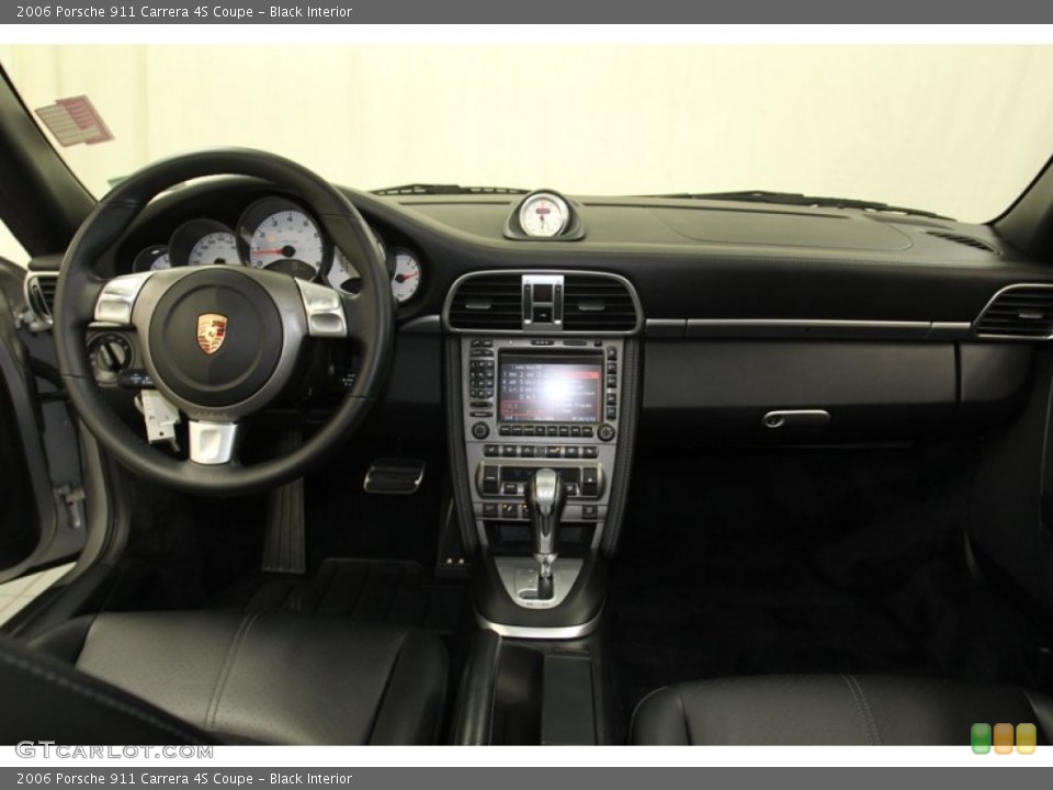 Black Interior Dashboard for the 2006 Porsche 911 Carrera 4S Coupe #79817197