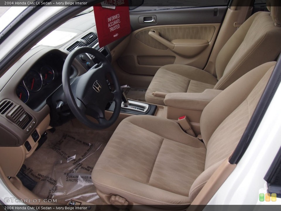 Ivory Beige Interior Photo for the 2004 Honda Civic LX Sedan #79817350