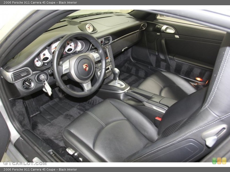 Black Interior Photo for the 2006 Porsche 911 Carrera 4S Coupe #79817353