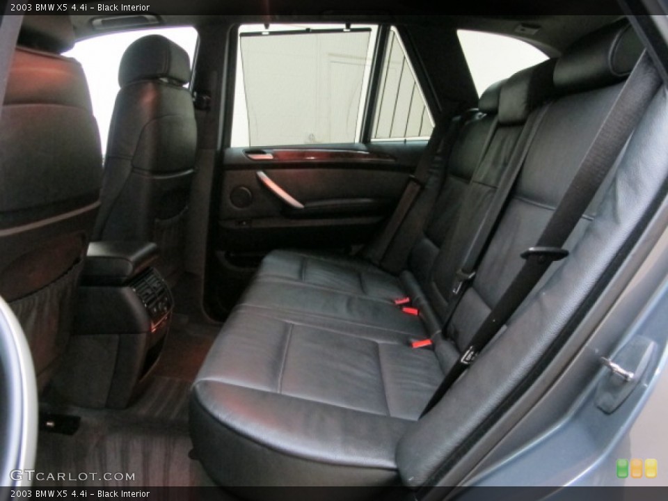 Black Interior Rear Seat for the 2003 BMW X5 4.4i #79817359