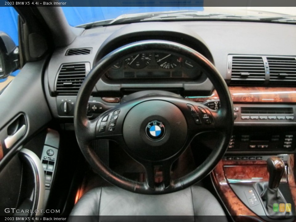 Black Interior Steering Wheel for the 2003 BMW X5 4.4i #79817482