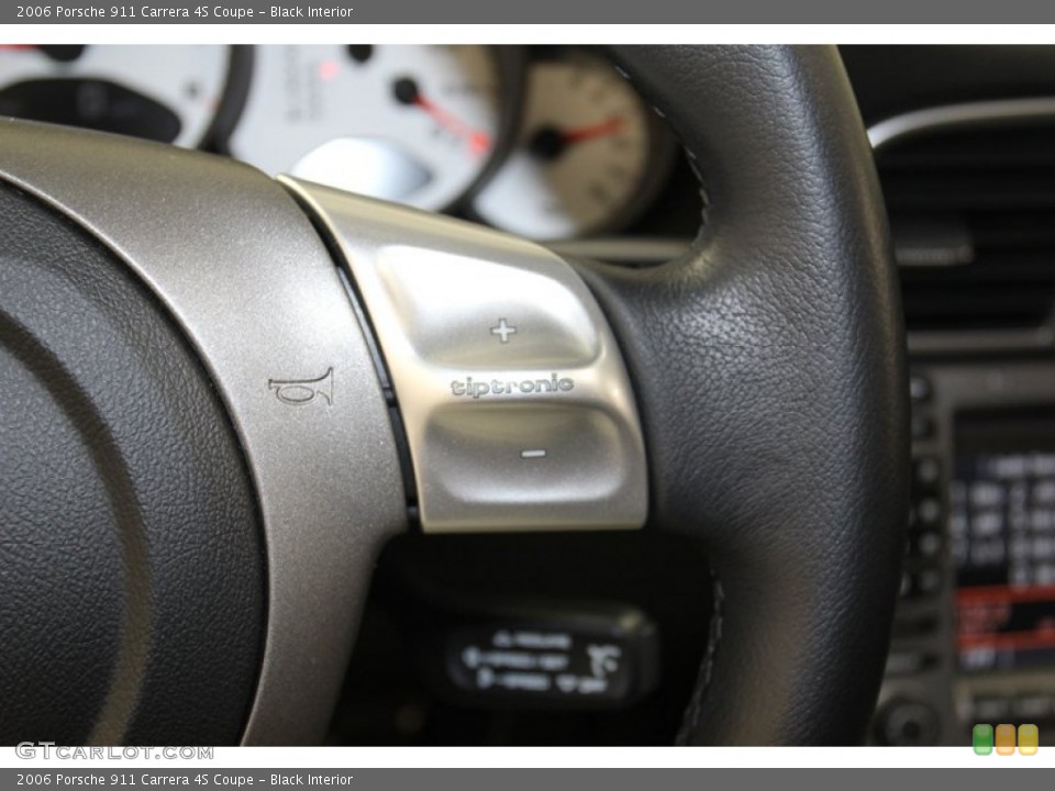 Black Interior Controls for the 2006 Porsche 911 Carrera 4S Coupe #79817636