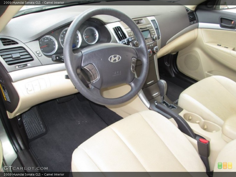 Camel Interior Prime Interior for the 2009 Hyundai Sonata GLS #79818369