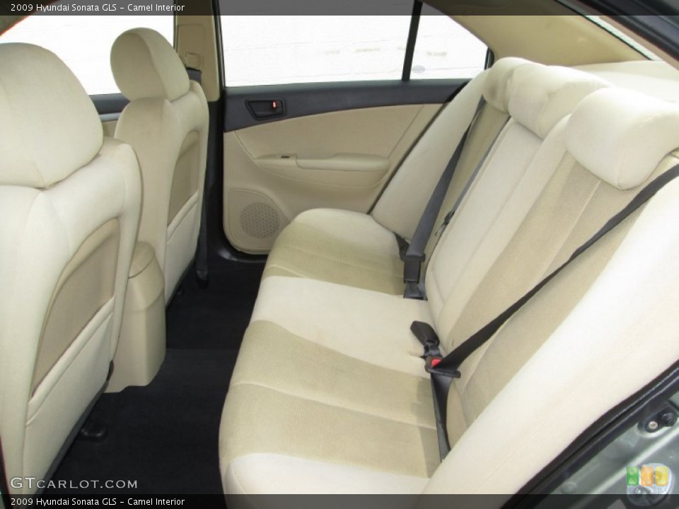 Camel Interior Rear Seat for the 2009 Hyundai Sonata GLS #79818411