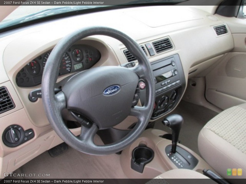 Dark Pebble/Light Pebble Interior Dashboard for the 2007 Ford Focus ZX4 SE Sedan #79818982