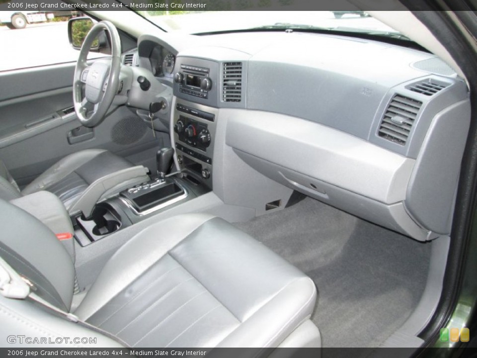 Medium Slate Gray Interior Dashboard for the 2006 Jeep Grand Cherokee Laredo 4x4 #79818994