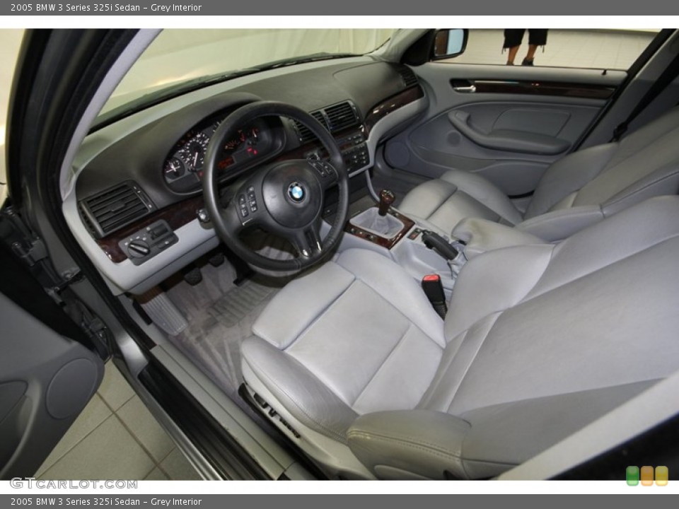 Grey Interior Prime Interior for the 2005 BMW 3 Series 325i Sedan #79821481