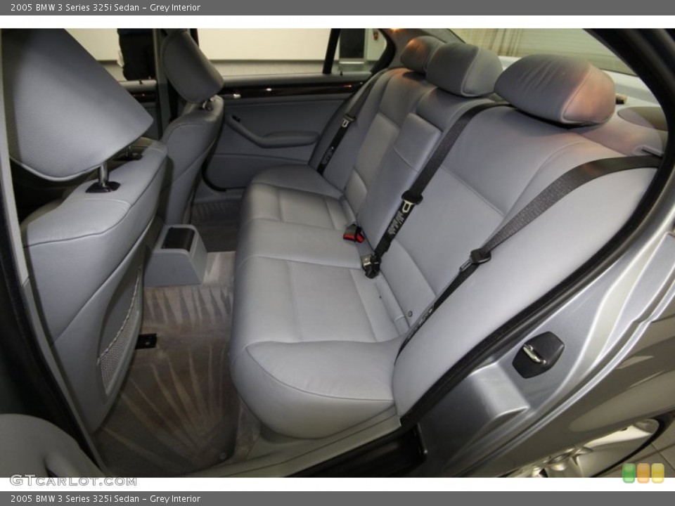 Grey Interior Rear Seat for the 2005 BMW 3 Series 325i Sedan #79821504