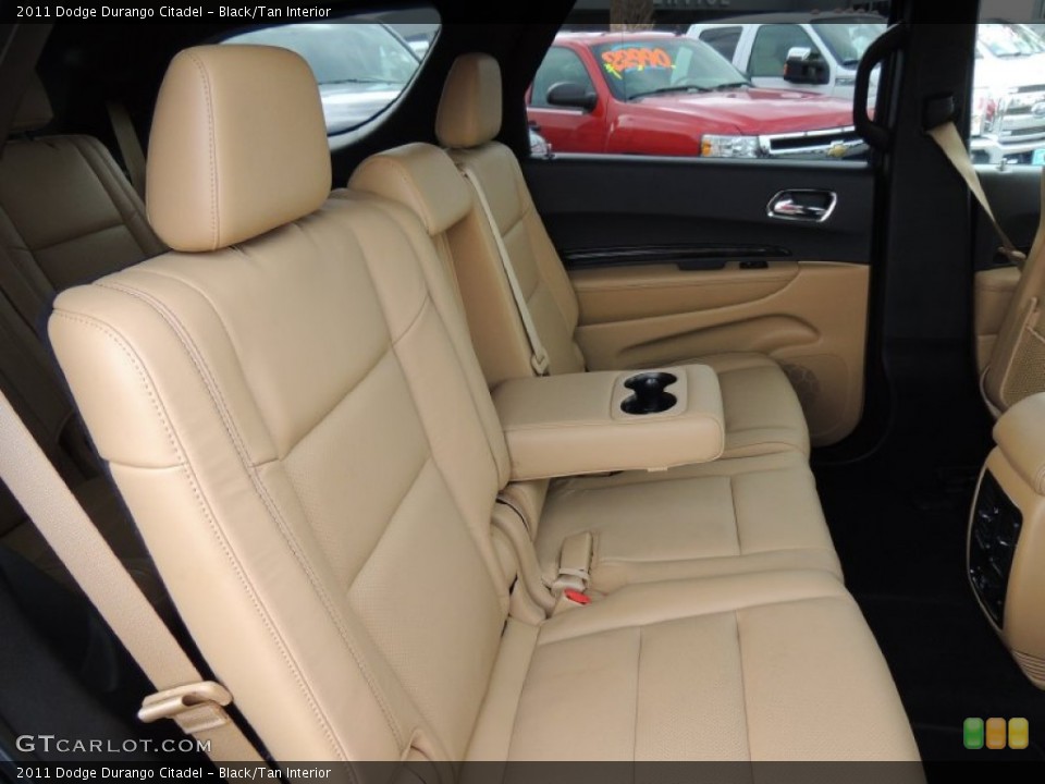 Black/Tan Interior Rear Seat for the 2011 Dodge Durango Citadel #79822636
