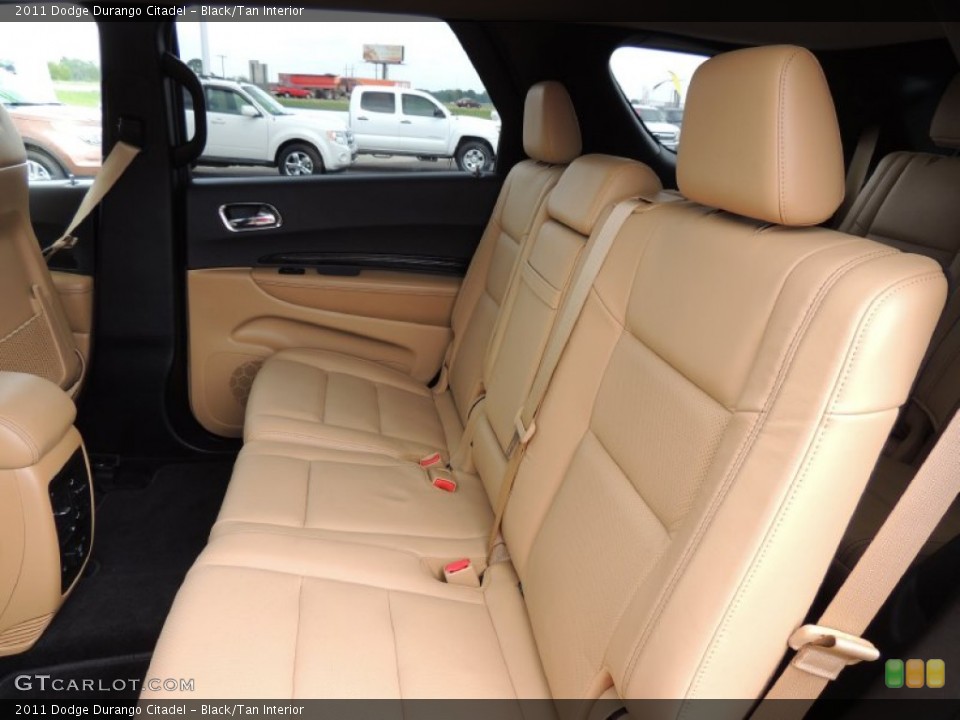 Black/Tan Interior Rear Seat for the 2011 Dodge Durango Citadel #79822744