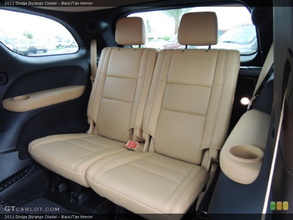 Black/Tan Interior Rear Seat for the 2011 Dodge Durango Citadel #79822763