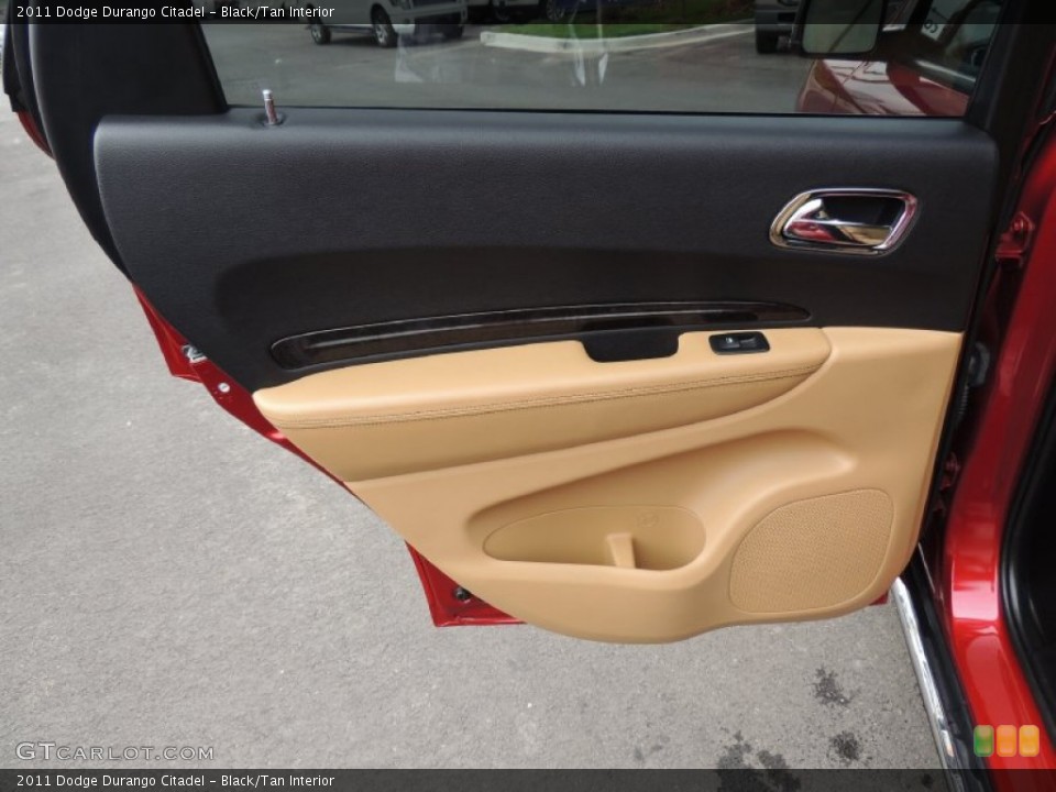 Black/Tan Interior Door Panel for the 2011 Dodge Durango Citadel #79822782