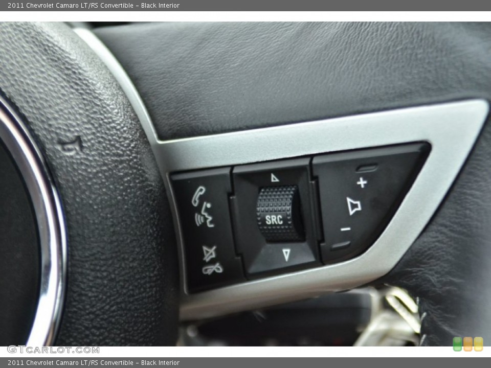 Black Interior Controls for the 2011 Chevrolet Camaro LT/RS Convertible #79823572