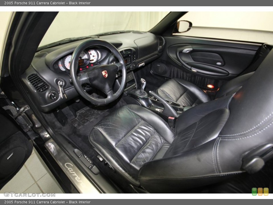 Black Interior Photo for the 2005 Porsche 911 Carrera Cabriolet #79824809