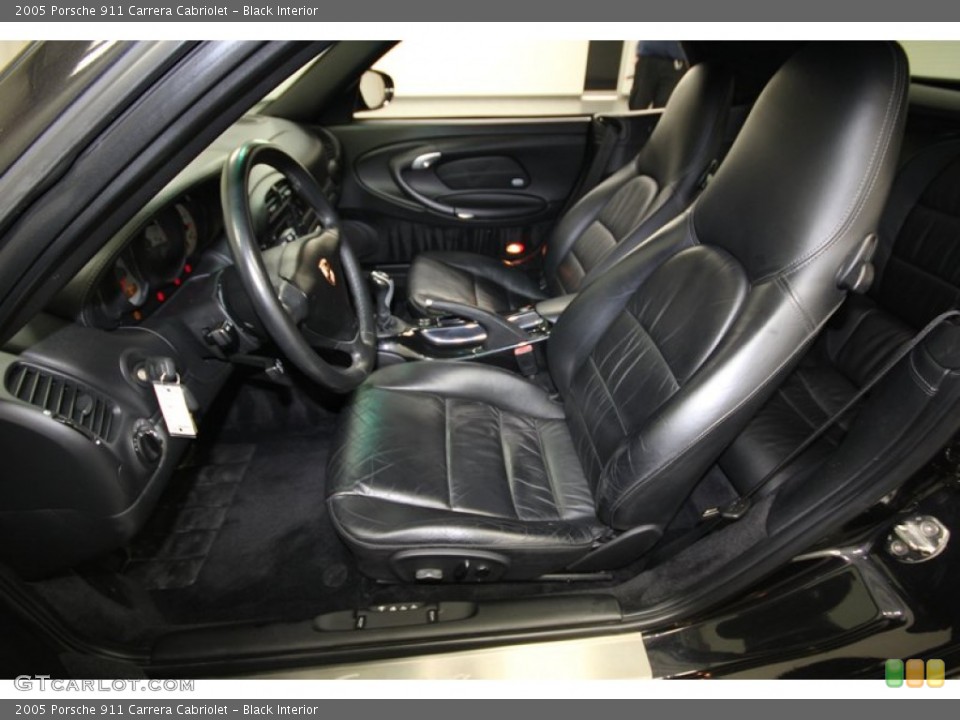 Black Interior Photo for the 2005 Porsche 911 Carrera Cabriolet #79825025