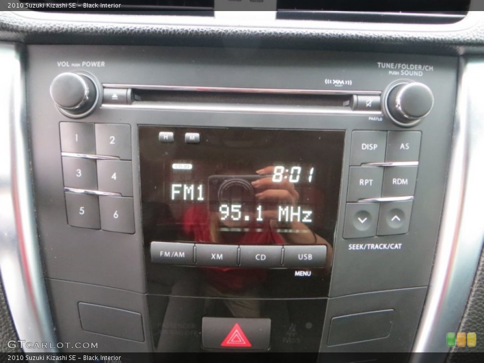 Black Interior Controls for the 2010 Suzuki Kizashi SE #79826756