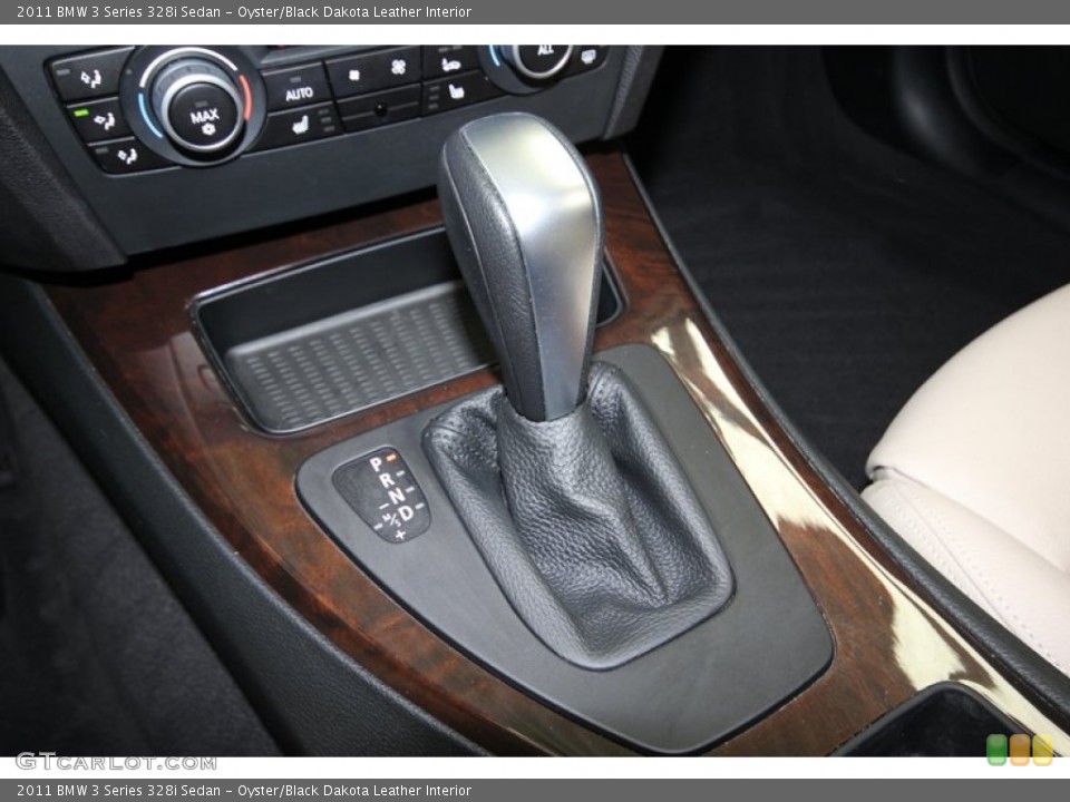 Oyster/Black Dakota Leather Interior Transmission for the 2011 BMW 3 Series 328i Sedan #79827088