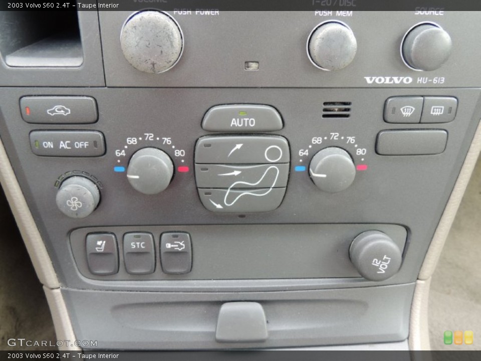 Taupe Interior Controls for the 2003 Volvo S60 2.4T #79827423