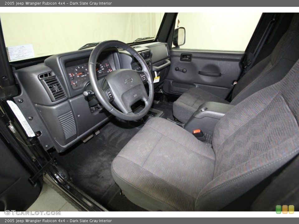 Dark Slate Gray Interior Photo for the 2005 Jeep Wrangler Rubicon 4x4 #79827794