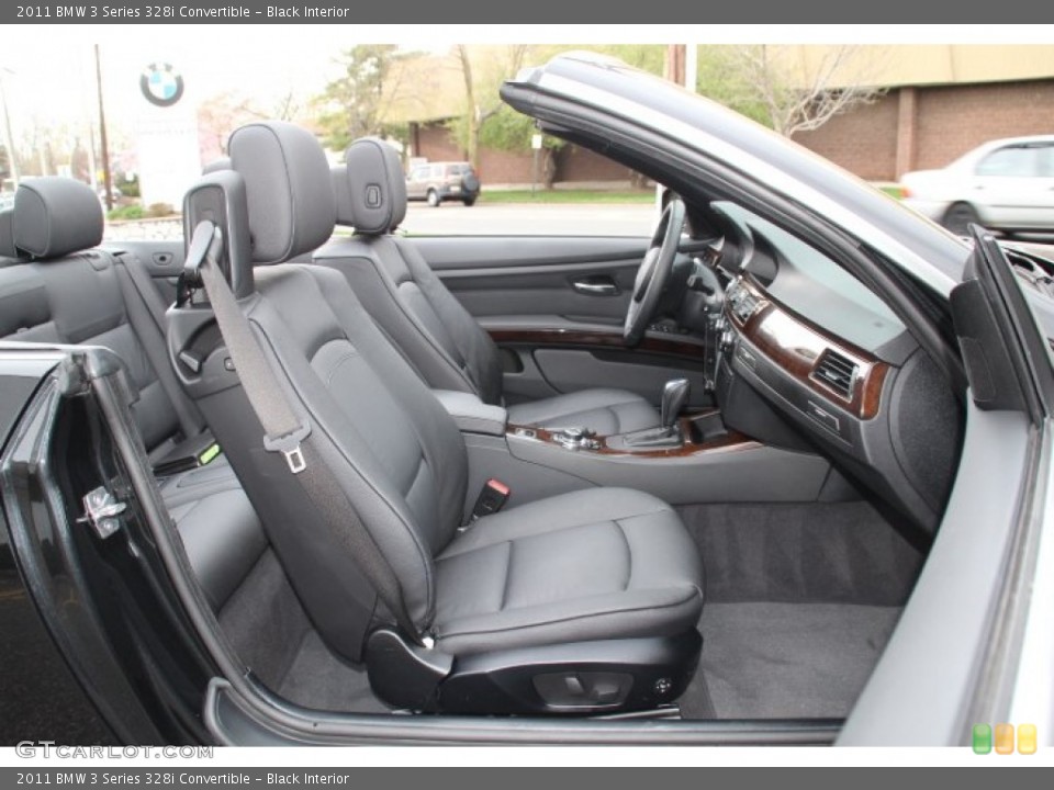 Black Interior Photo for the 2011 BMW 3 Series 328i Convertible #79830572