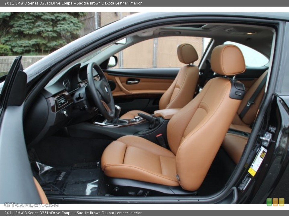 Saddle Brown Dakota Leather Interior Photo for the 2011 BMW 3 Series 335i xDrive Coupe #79830938