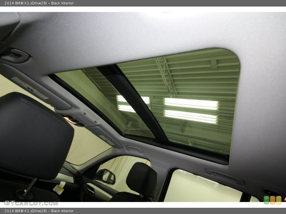 Black Interior Sunroof for the 2014 BMW X1 sDrive28i #79831123