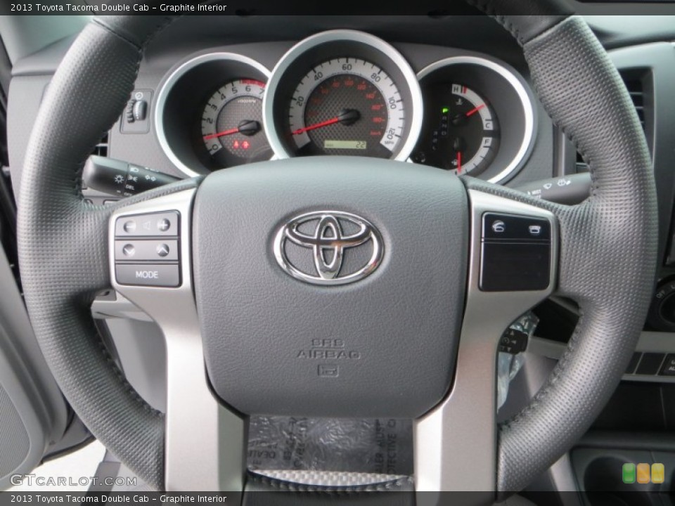 Graphite Interior Steering Wheel for the 2013 Toyota Tacoma Double Cab #79831789