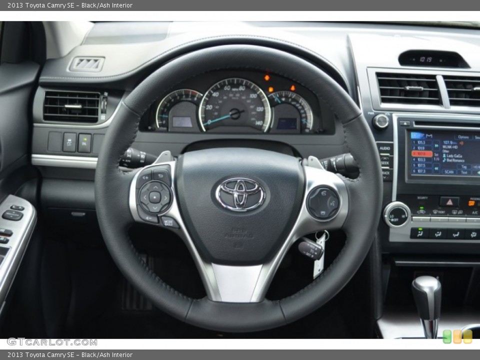 Black/Ash Interior Steering Wheel for the 2013 Toyota Camry SE #79831828