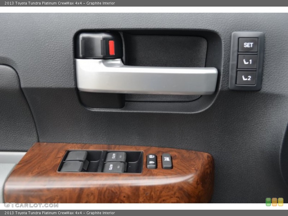 Graphite Interior Controls for the 2013 Toyota Tundra Platinum CrewMax 4x4 #79832308