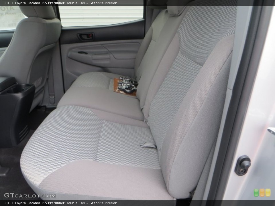 Graphite Interior Rear Seat for the 2013 Toyota Tacoma TSS Prerunner Double Cab #79832311