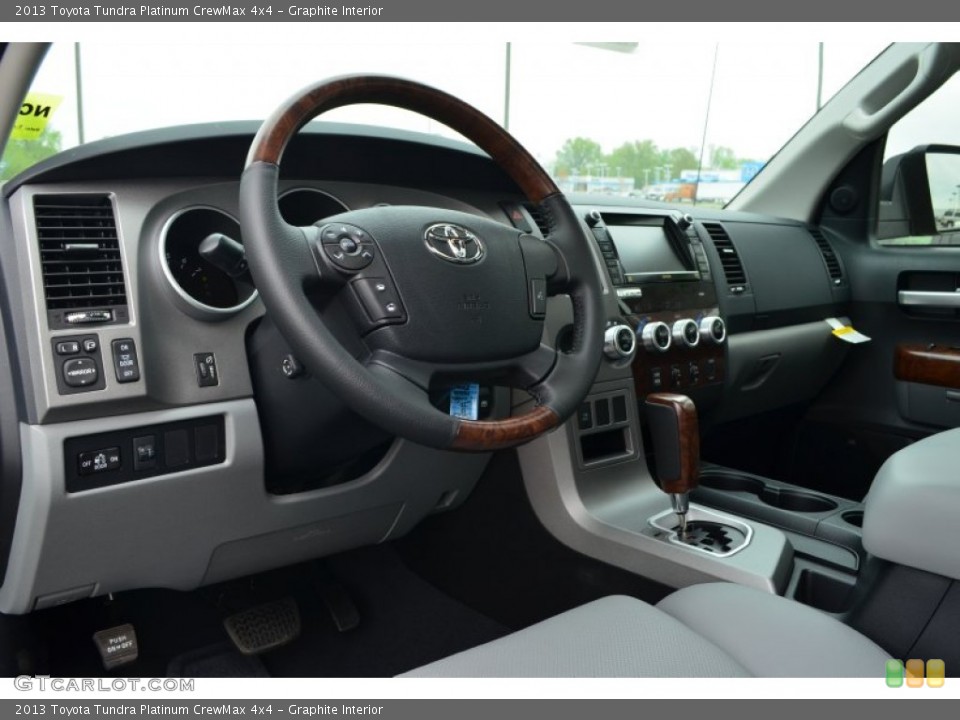 Graphite Interior Dashboard for the 2013 Toyota Tundra Platinum CrewMax 4x4 #79832347