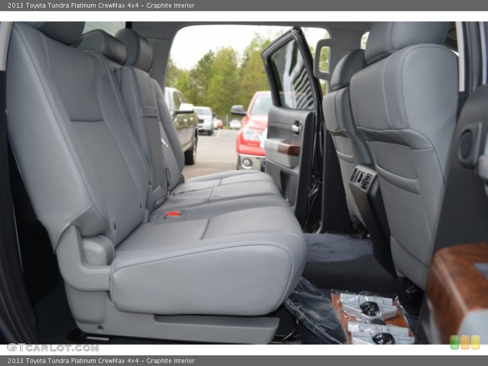 Graphite Interior Rear Seat for the 2013 Toyota Tundra Platinum CrewMax 4x4 #79832382