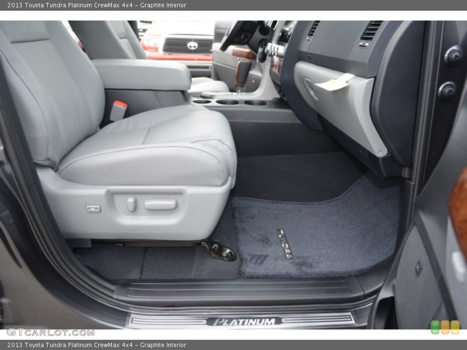 Graphite Interior Front Seat for the 2013 Toyota Tundra Platinum CrewMax 4x4 #79832406