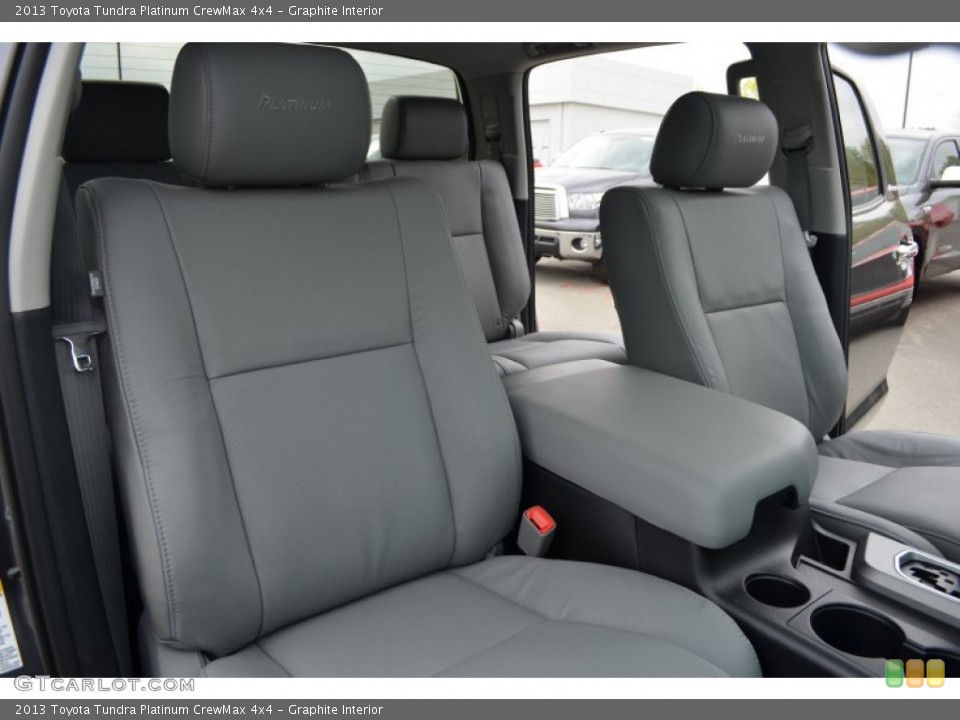 Graphite Interior Front Seat for the 2013 Toyota Tundra Platinum CrewMax 4x4 #79832466