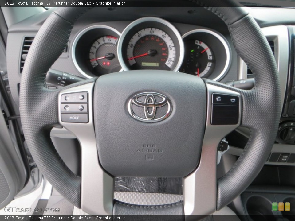 Graphite Interior Steering Wheel for the 2013 Toyota Tacoma TSS Prerunner Double Cab #79832534