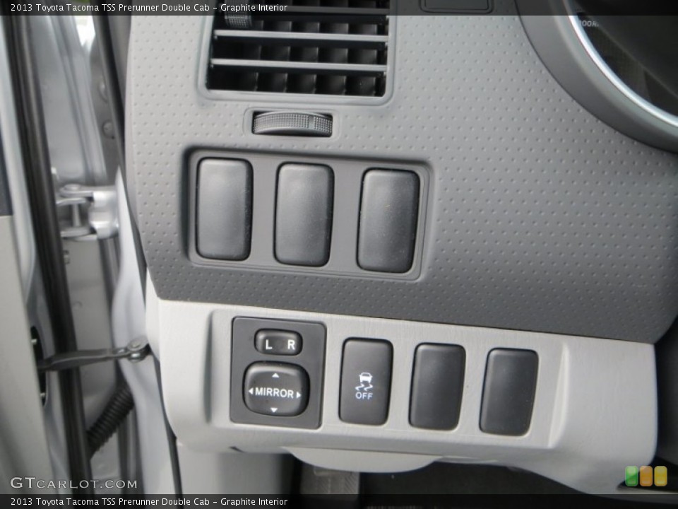 Graphite Interior Controls for the 2013 Toyota Tacoma TSS Prerunner Double Cab #79832580