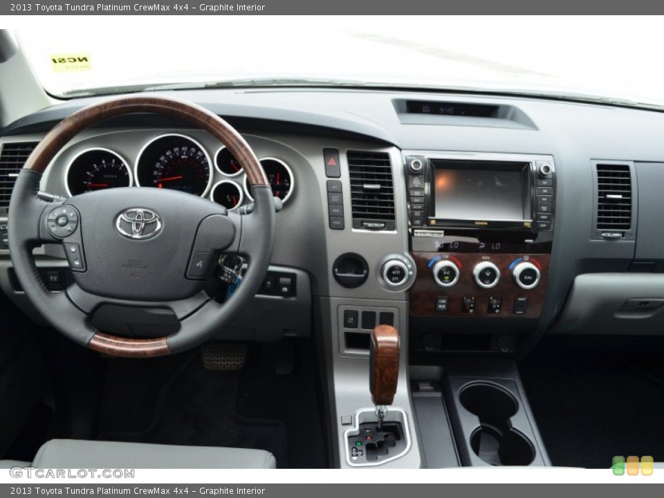 Graphite Interior Dashboard for the 2013 Toyota Tundra Platinum CrewMax 4x4 #79832599